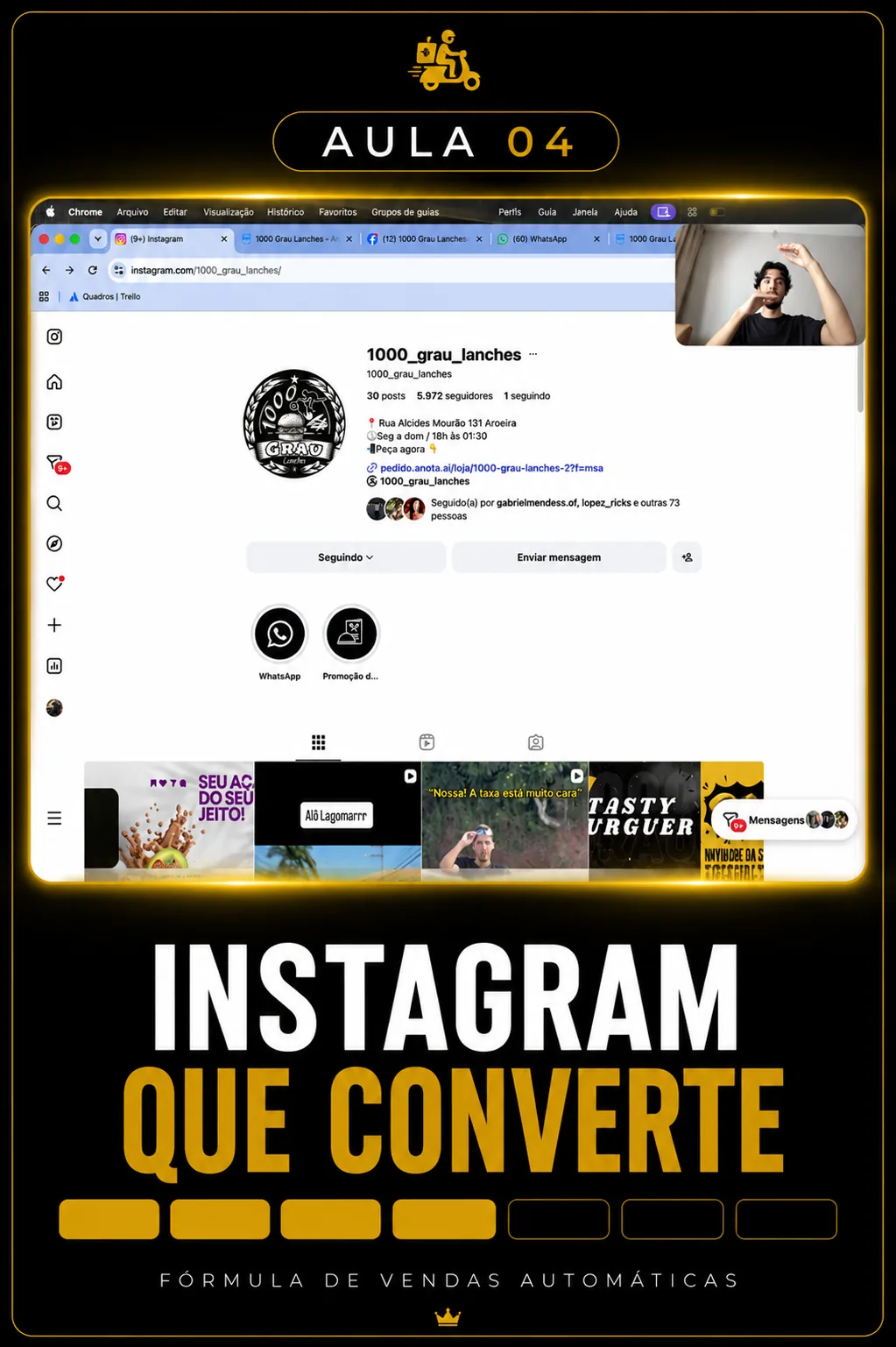 Aula 04 — Como transformar seu Instagram em máquina de cliente